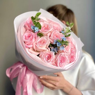 Bukiet róż „Blush Breeze”